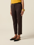 Pantaloni regular in punto milano image number 3