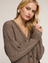 Strickjacke aus Mohair-Mischung mit Steinen image number 3