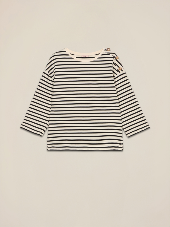 Tricou cu mâneci lungi din bumbac gros