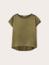 Tricou bimaterial din amestec de bumbac image number 3