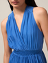 Long silk blend dress image number 2