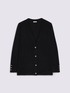 Cardigan scollo a V con bottoni image number 4