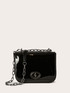 Medium bag in tessuto spalmato e vernice image number 1