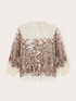 Oversize-Bluse aus Musselin mit Blumendruck image number 4