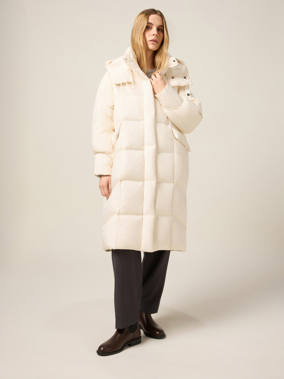 Doudoune longue en vrai duvet