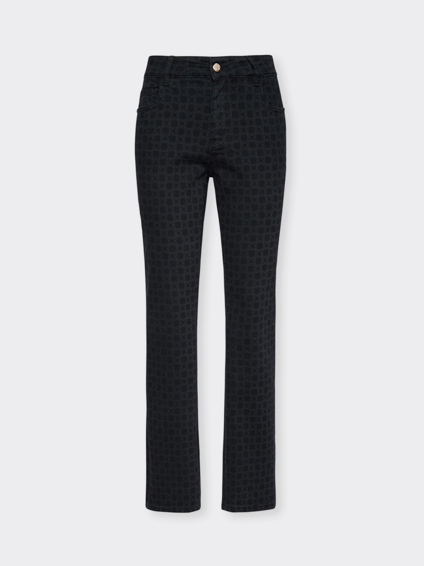 Black Monogram Jeans image number 4