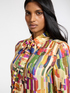 Printed dress with bow image number 3