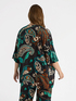 Printed satin shrug image number 2
