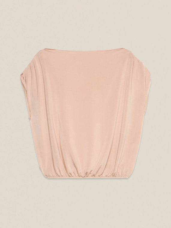 Tricou drapată