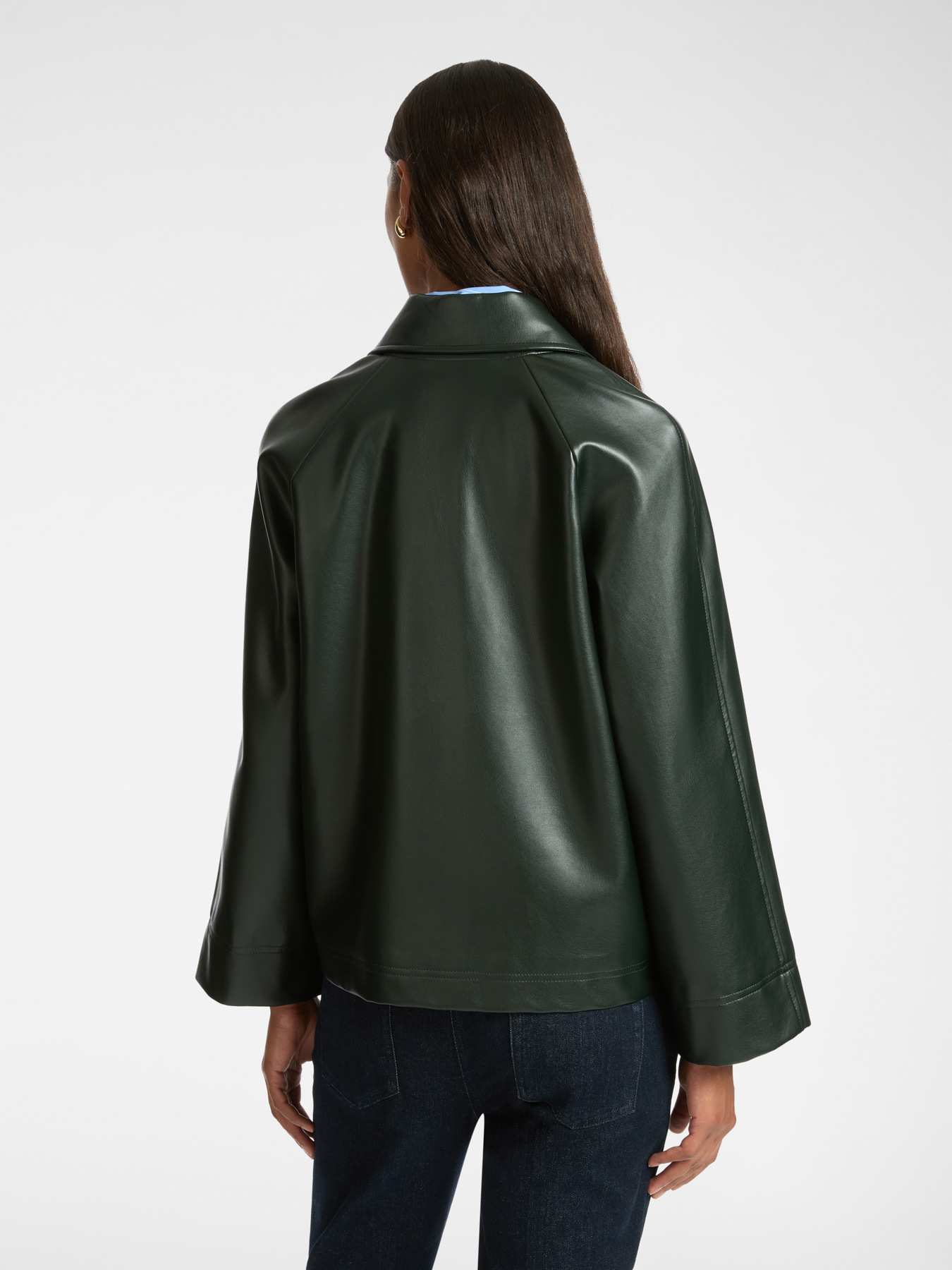 Coated fabric jacket image number 1