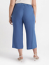 Linen and jersey trousers with laces image number 1
