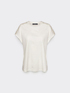 T-shirt with lace insert on the shoulders image number 4