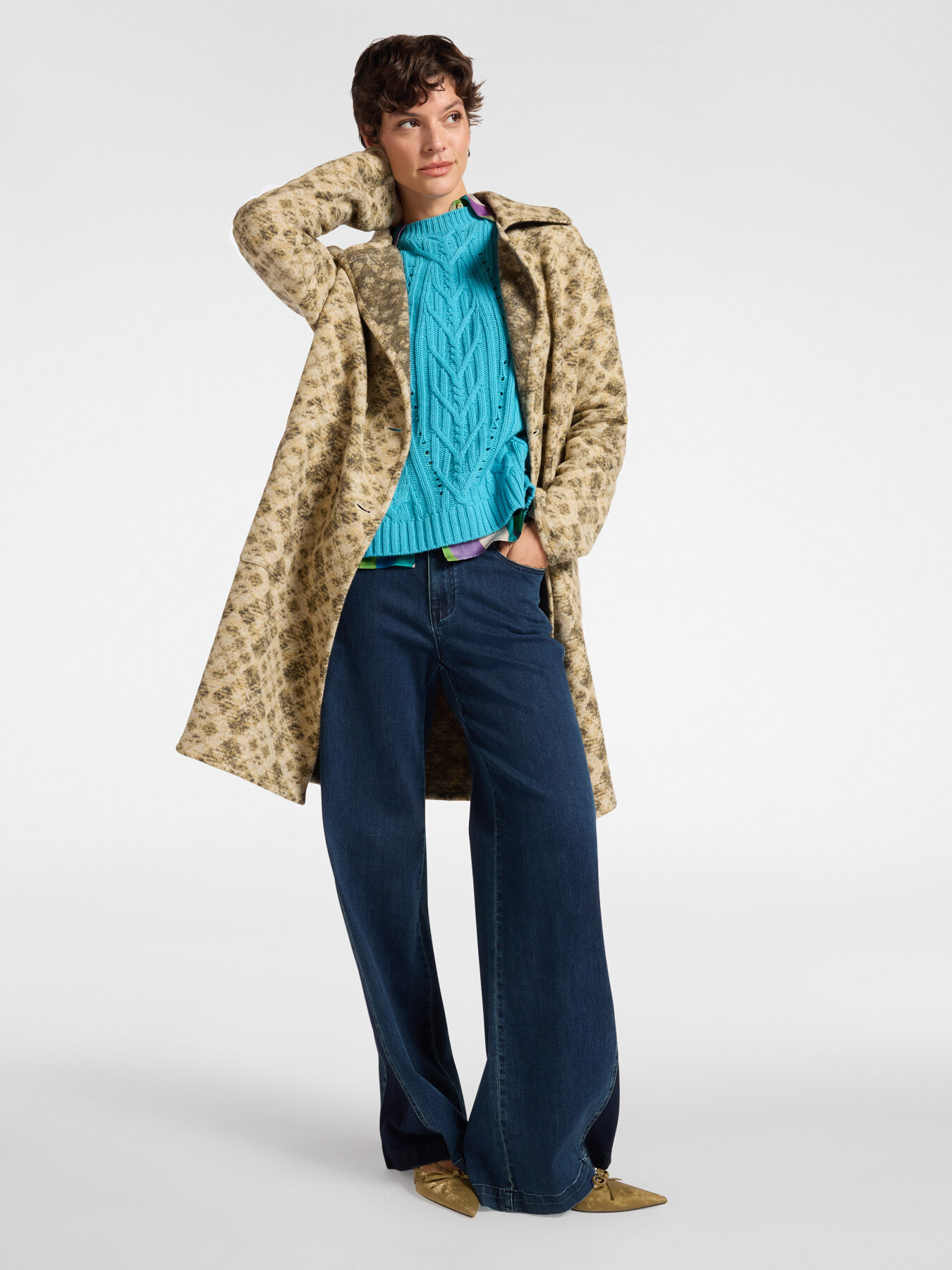 Manteau jacquard image number 3