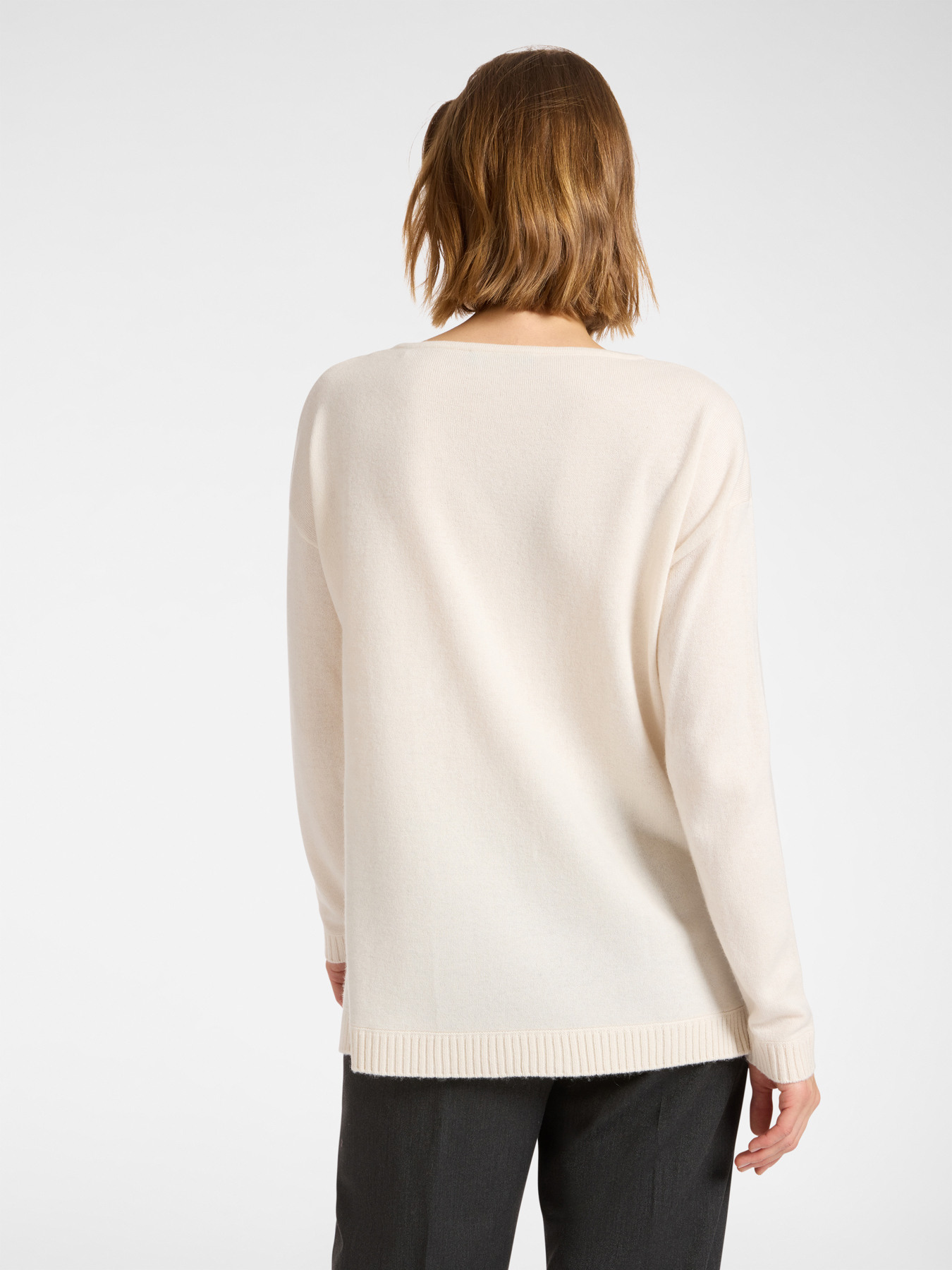 Maglia con frange e sciarpa staccabile image number 1