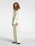 Single-breasted blazer in crepe fabric image number 2