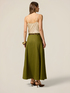 Flared linen skirt image number 1