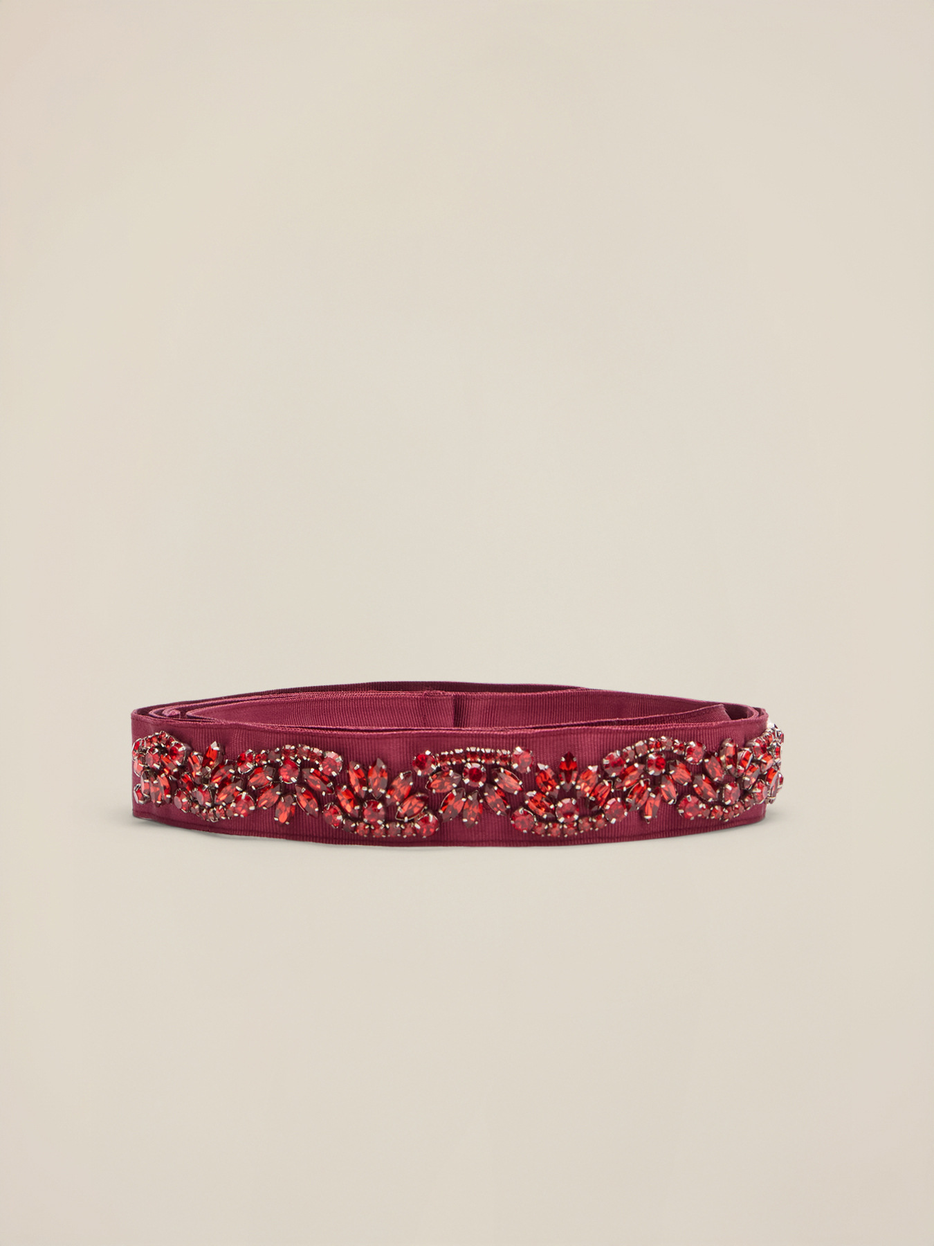 Fabric belt with appliqués image number 1