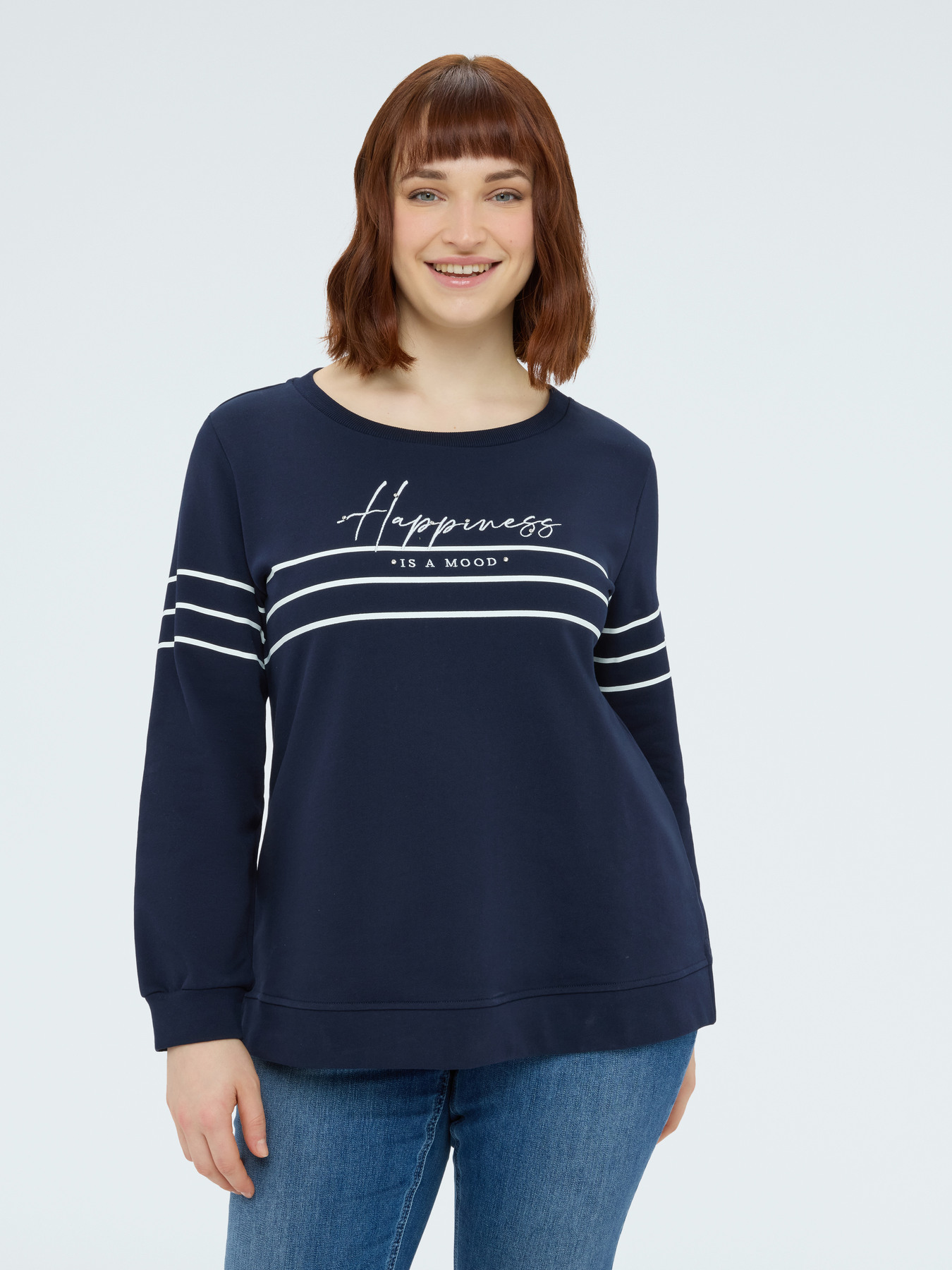 Cotton sweatshirt with print image number 0