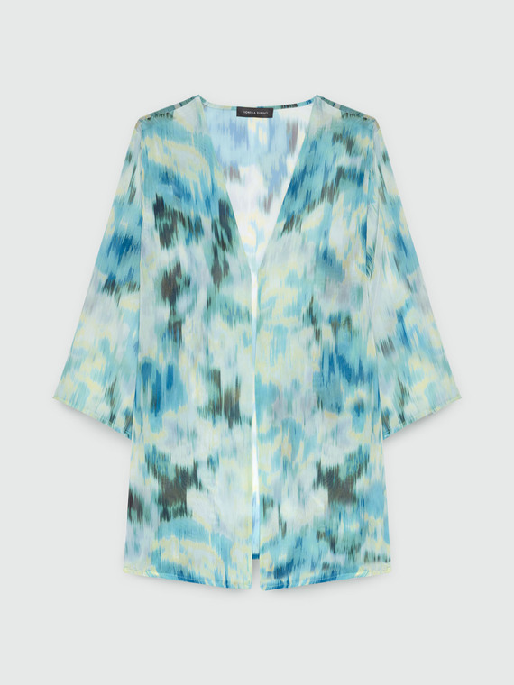 Printed Georgette Jacket