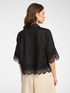 Camicia in lino con pizzo image number 1