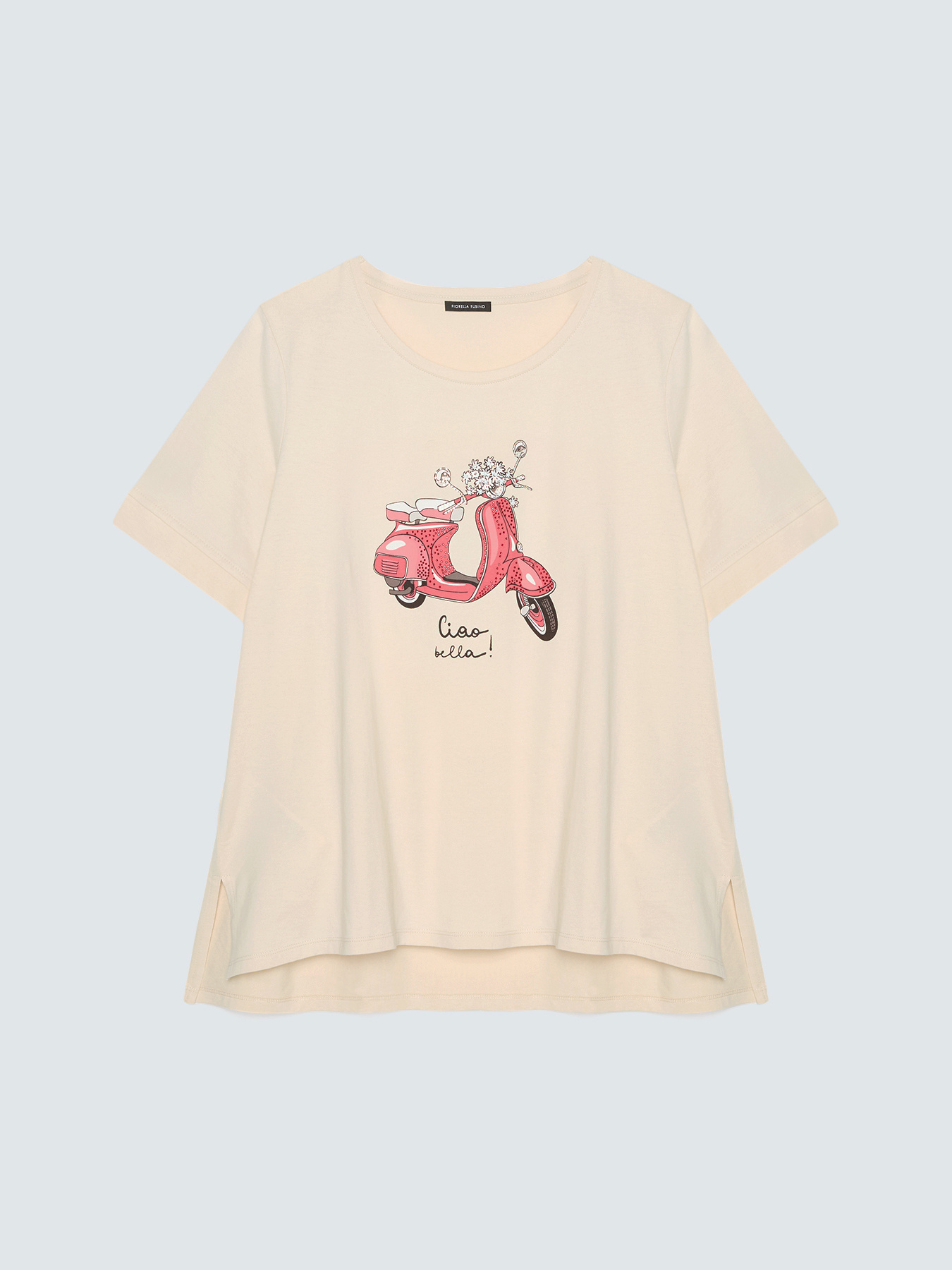 T-Shirt aus Baumwolle mit Print image number 4