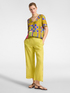 Printed short sleeve blouse image number 2