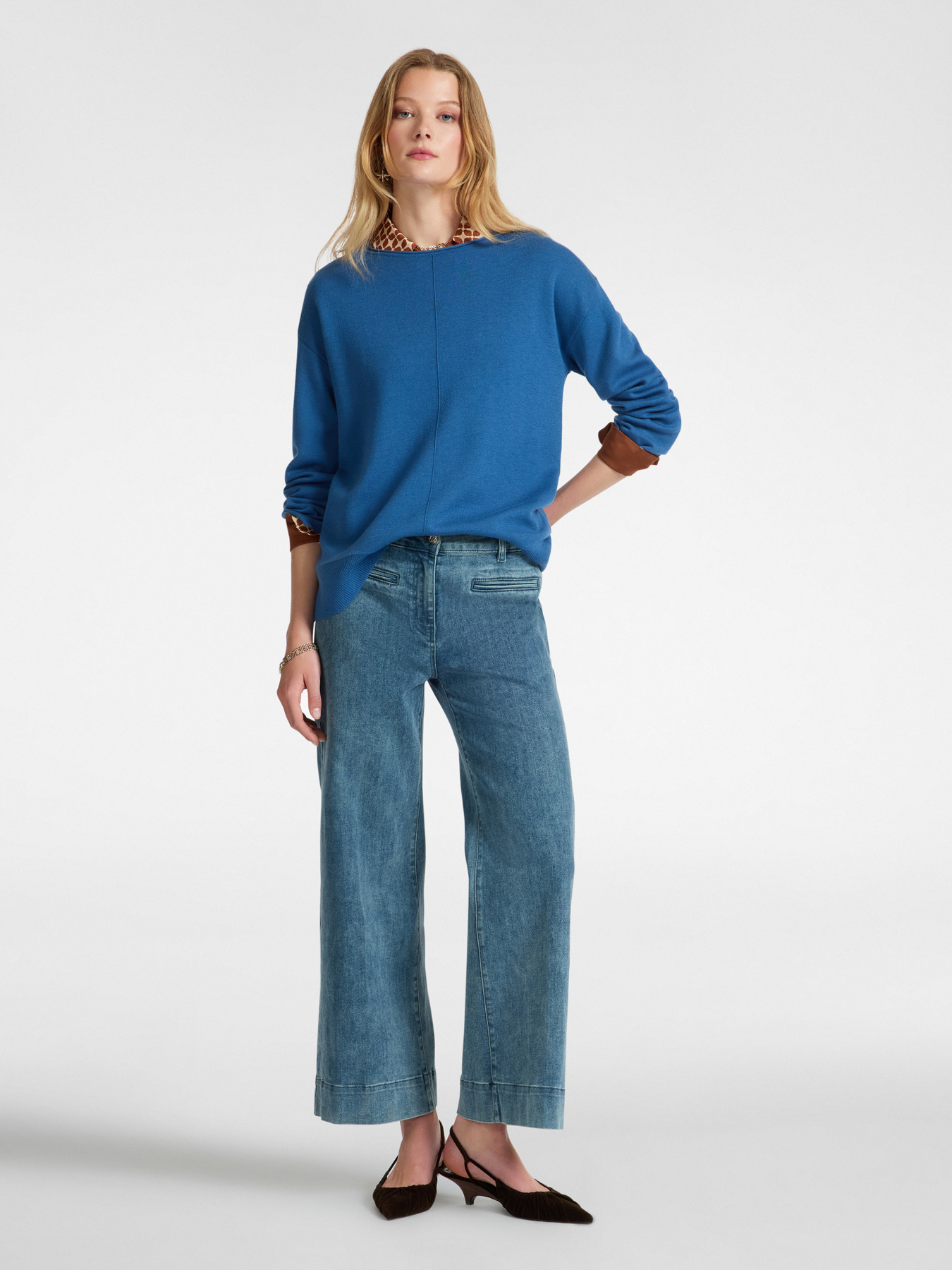 Camiseta con escote barco image number 3