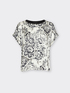 T-shirt stampata in viscosa image number 5