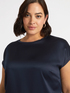 Bluse aus Satin und Jersey image number 3