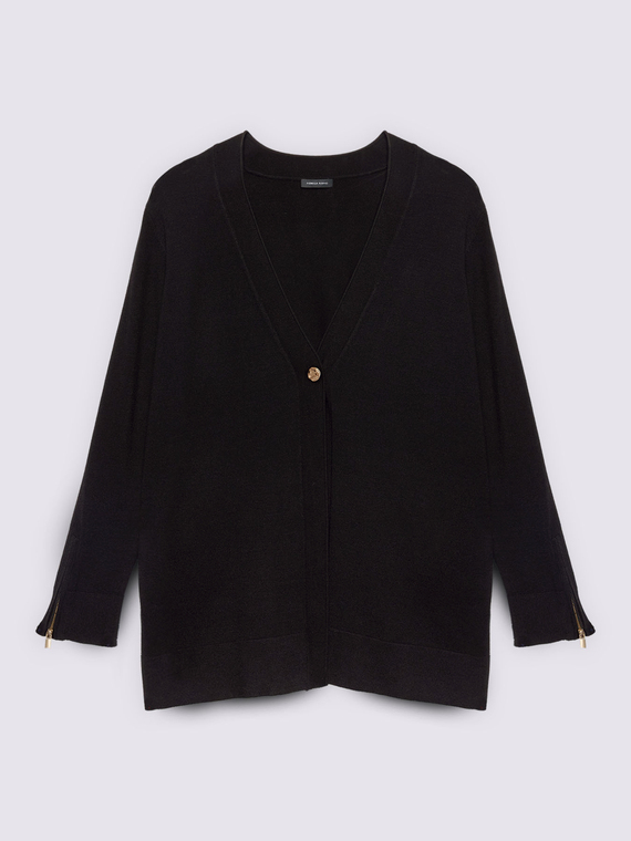 Cardigan avec détails zip