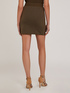 Short knit skirt with rhinestones image number 1