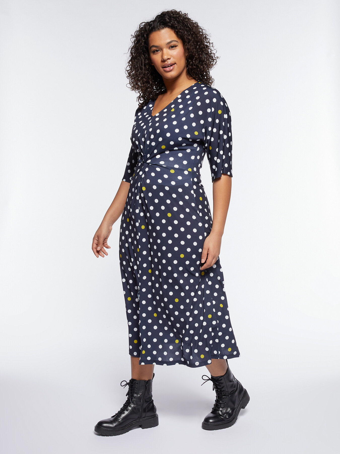 Robe en jersey à pois image number 0