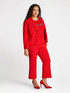 Cropped-Blazer aus Stretchgewebe image number 3