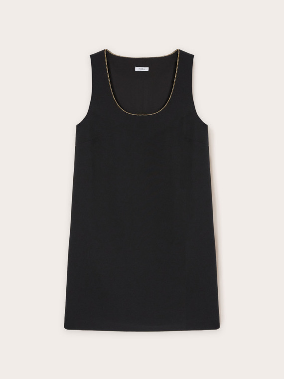 Vestito a tubino con dettaglio metal chain