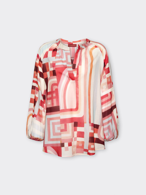 Bedruckte Bluse