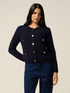 Kurzer Cardigan im Jacken-Look image number 0