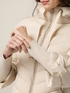 Lightweight down jacket with hood and cuffs image number 2
