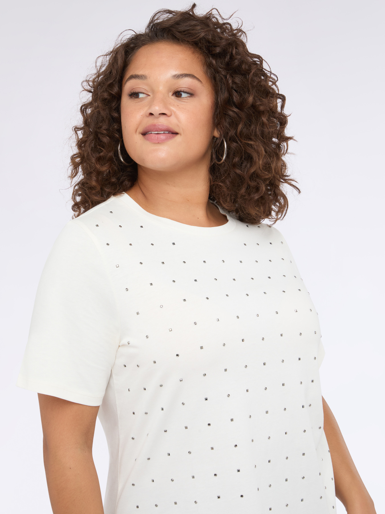 Jersey T-shirt with studs image number 2