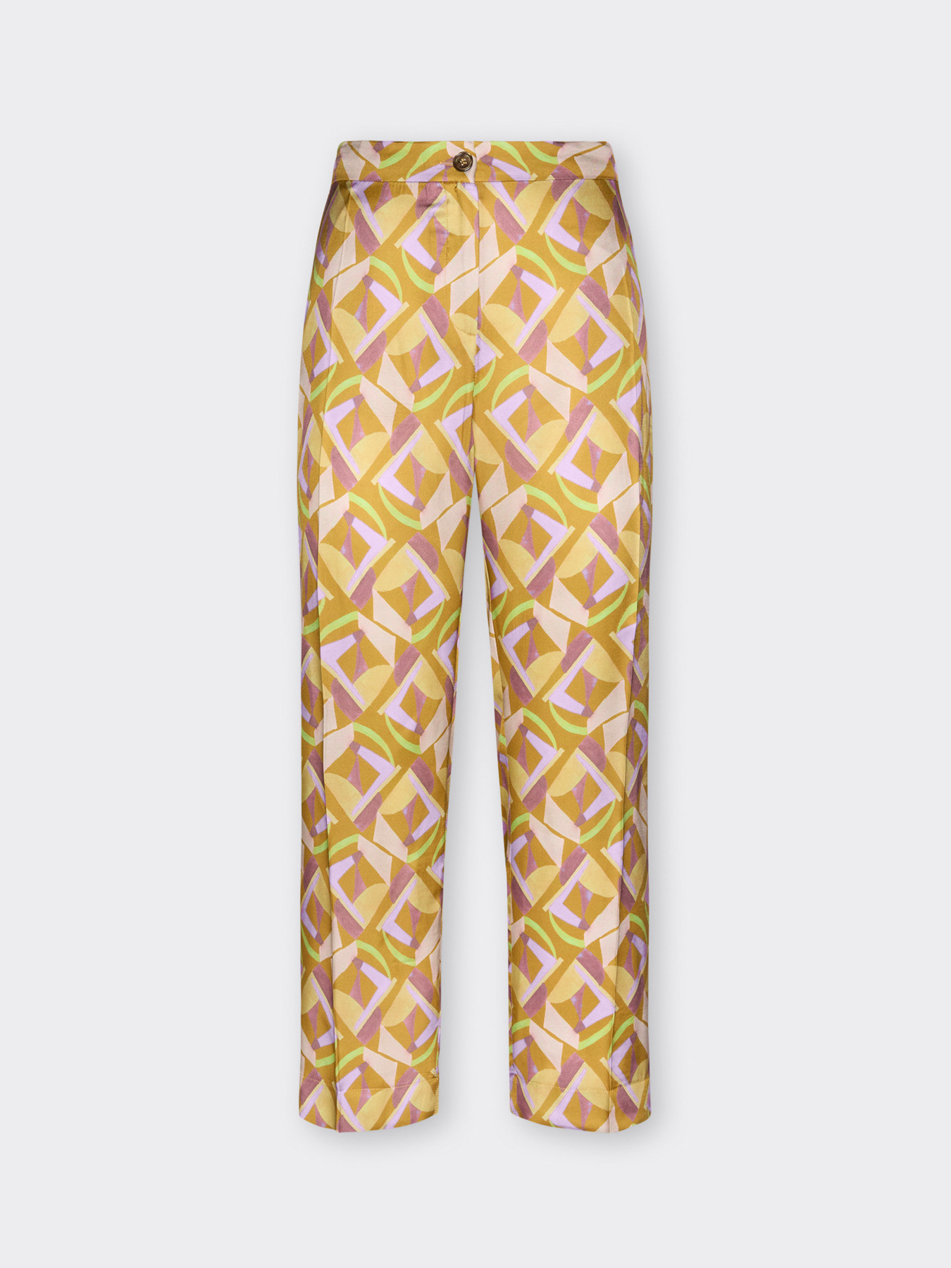 Pantaloni cropped stampati image number 4