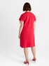Dress with drawstring on the shoulders image number 2
