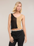 Stricktop aus Lurex mit Knotendetail image number 2