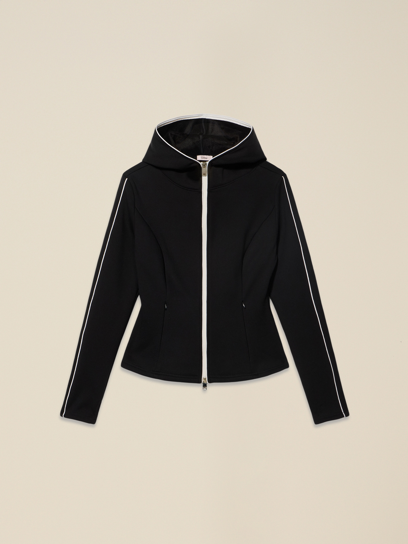 Felpa in scuba con interno peloso image number 4