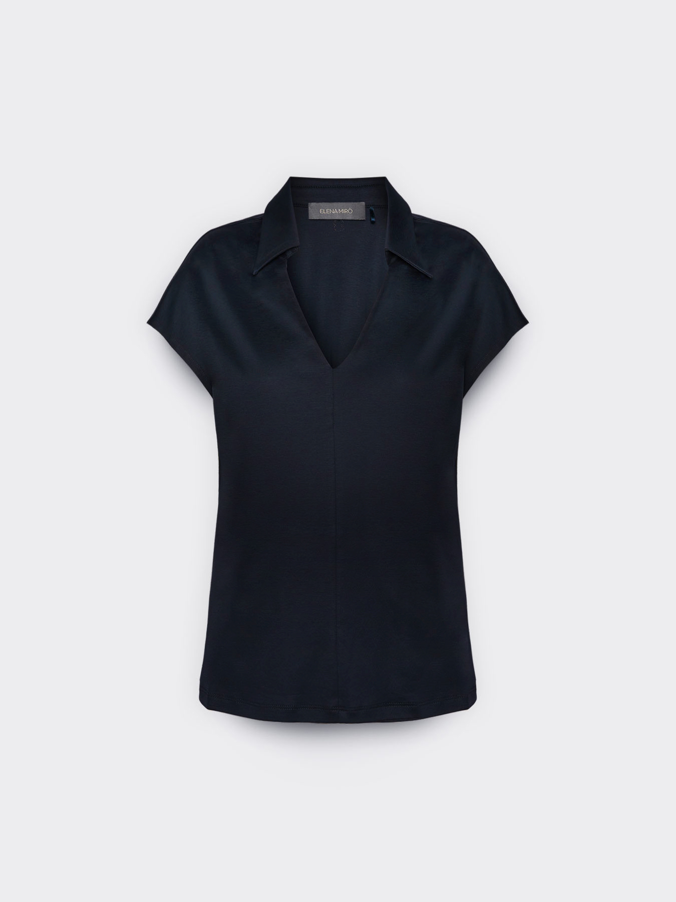 T-shirt con colletto image number 4