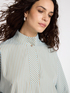 Blusa boxy de rayas image number 3