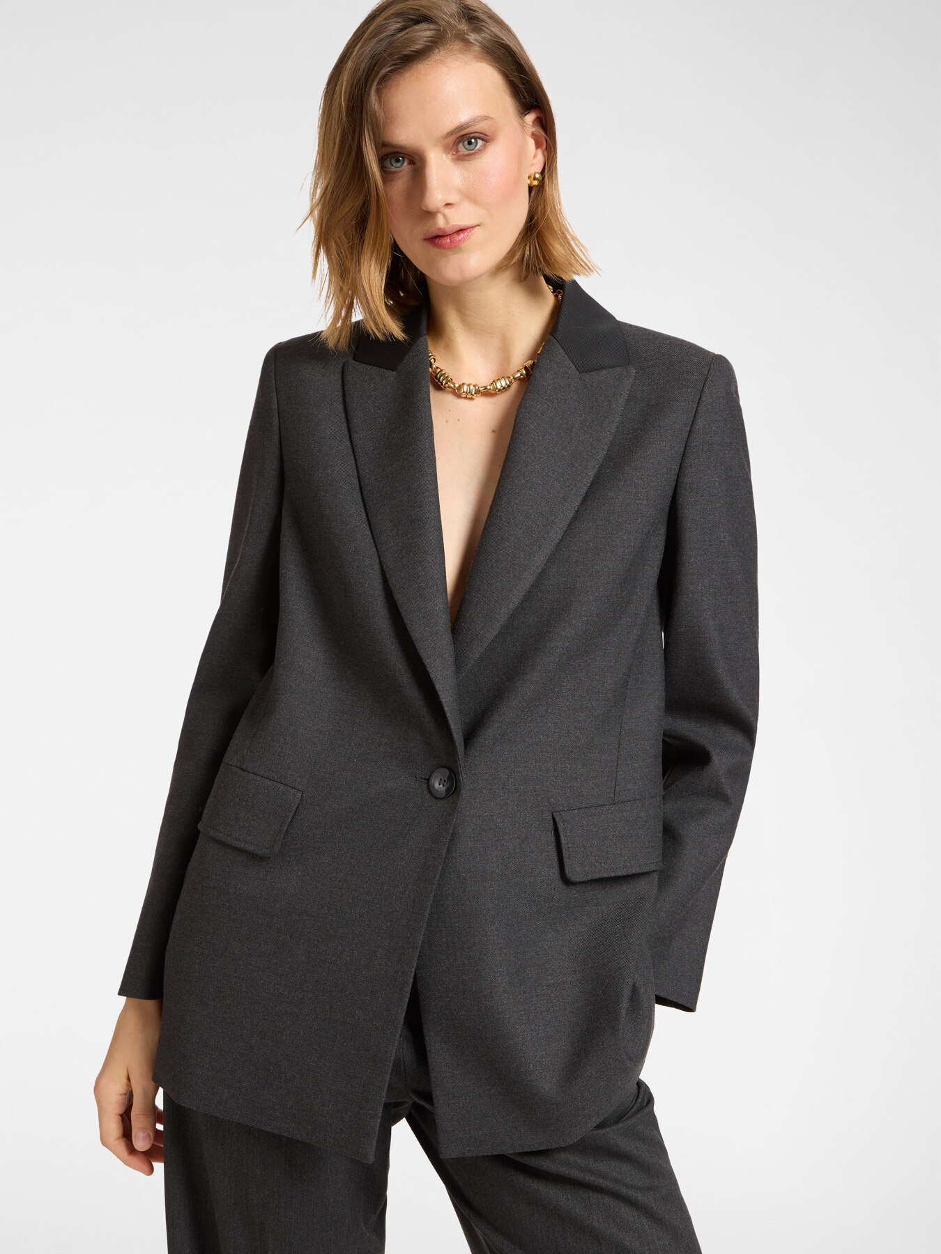 Oversize-Flanellblazer image number 0