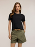 Boxy t-shirt with embroidered logo image number 2