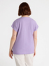 Crepon blouse with flower image number 1