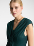Robe en lurex avec noeud sur le devant image number 3