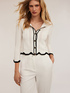 Cardigan en maille au point andalou image number 2