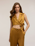 Top din amestec de in cu guler image number 2